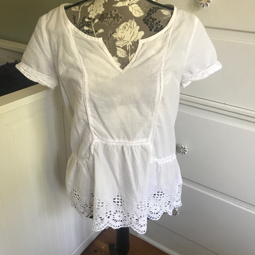 White Old Navy Blouse